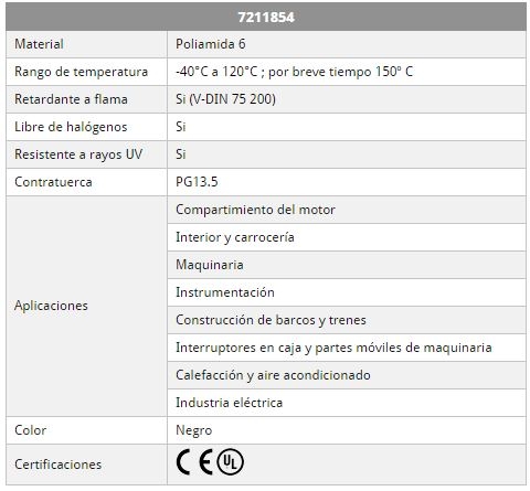 Contratuerca PG 13.5 