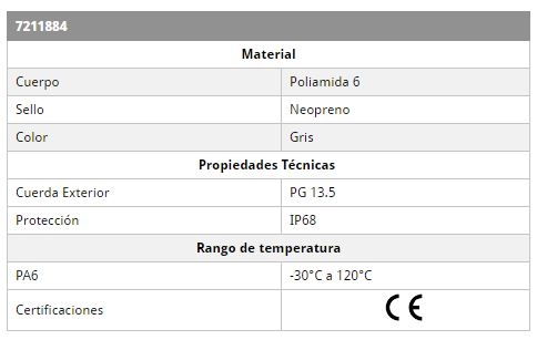 Contratuerca PG 13.5 