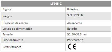 Totalizador Horario 