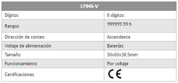 Totalizador Horario 