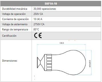 Sonda de nivel con cable