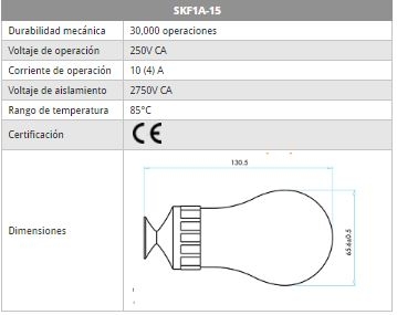 Sonda de nivel con cable 